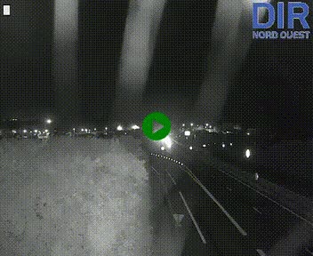 Webcam au début de l'A84 sur le périphérique Ouest de Caen (N814) à hauteur de la sortie 9, Porte de Bretagne