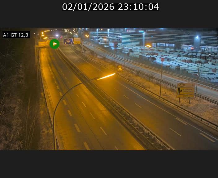 Traffic live webcam Luxembourg Senningerberg - A1 direction Allemagne - BK 12.3