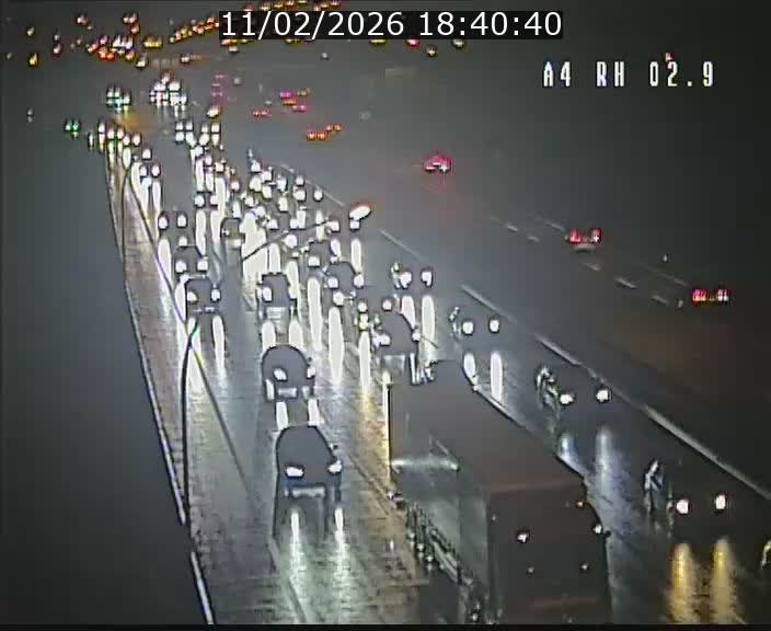 Webcam traffic A4 Luxembourg - BK 2.9 - Croix de Cessange (direction Luxembourg)