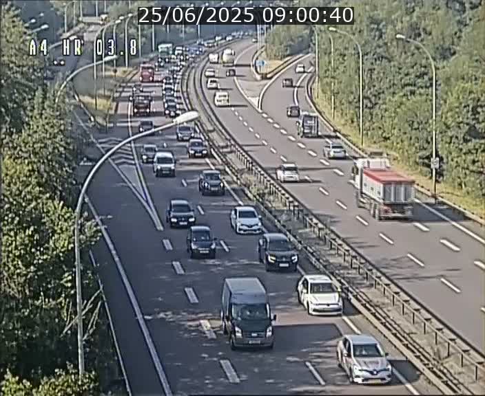 Webcam traffic A4 Luxembourg - BK 3.8 - Leudelange (direction Esch sur Alzette)