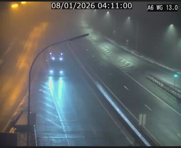Traffic live webcam Luxembourg Mamer - A6 - BK 13 - direction Luxembourg/France/Allemagne