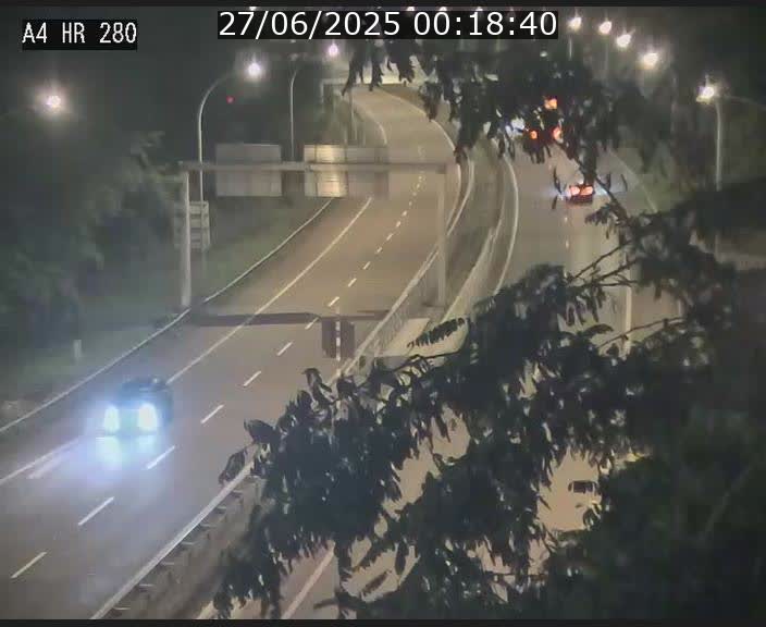 Webcam traffic A4 Luxembourg - BK 0.2 - P+R Bouillon (direction Luxembourg)