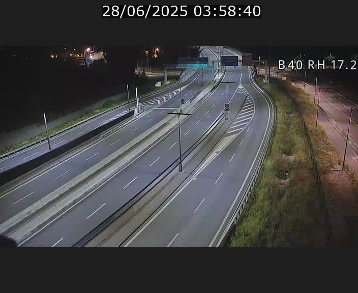 Webcam sur le contournement d'Esch Belval à hauteur de la sortie Université de Luxembourg. Vue orientée vers Luxembourg