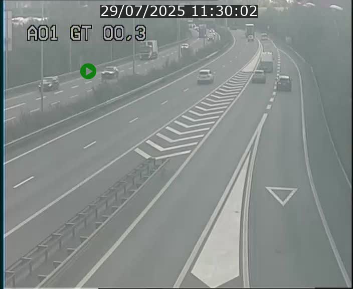 Traffic live webcam Luxembourg Croix de Gasperich - A1 direction Kirchberg - BK 0.3