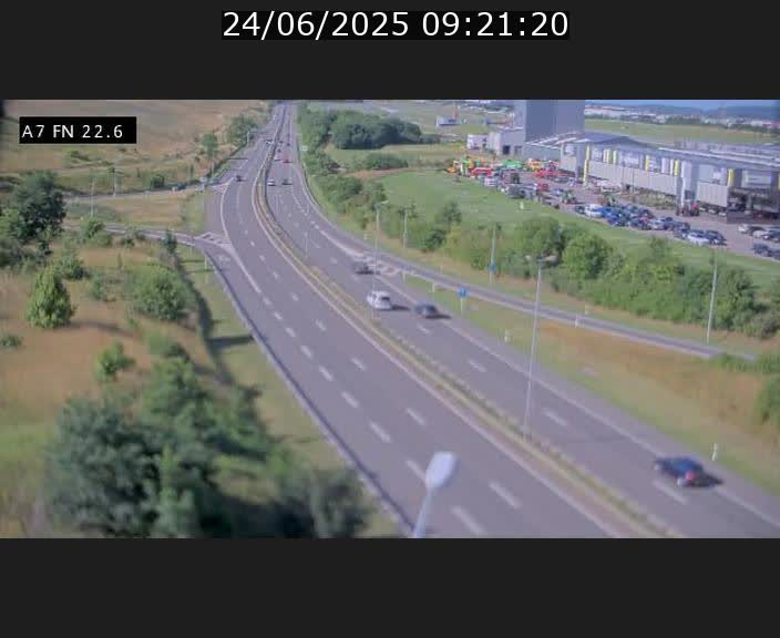 Caméra trafic Luxembourg - A7, Colmar-berg direction Mersch