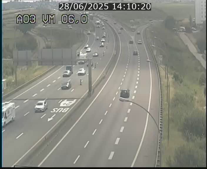Traffic live webcam Luxembourg Aire de Berchem - A3 - BK 6 - direction France
