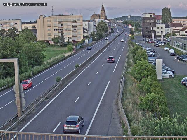 Caméra autoroute France - A31, Thionville direction Metz