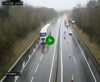 Webcam routière au début de la N10, au sud de Poitiers, proche de la jonction avec l'A10