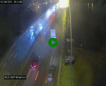 Webcam sur le périphérique de Bordeaux à l'est de la ville. Caméra située sur le Pont Mitterand sur la N230
