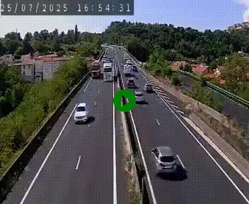 Caméra autoroute A75 à hauteur de Coudes, en direction de Clermont-Ferrand