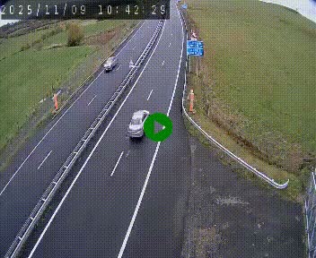 Caméra autoroute A75 à hauteur du col de la Fageole en direction de Clermont-Ferrand