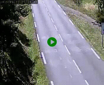 Caméra routière France - N102, au niveau du col de Montmirat à Saint-Etienne-du-Valdonnez à 1039 mètres d'altitude