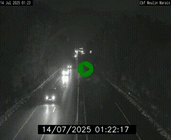 Webcam sur le périphérique de Nantes (N844) entre la Porte de Saint-Luce et la Porte d'Anjou, à l'est de la ville