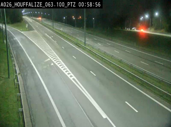 Caméra autoroute Belgique - Houffalize, E25 direction Liège