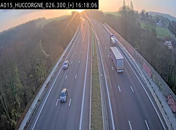 Webcam autoroute Belgique - Viaduc de Huccorgne - E42 