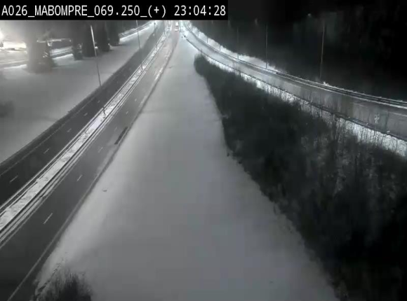 Webcam E25 (A26) à Mabompré. Vue orientée vers le Luxembourg