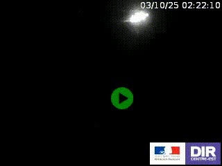 Webcam routière sur la RN7 à hauteur de Toulon-sur-Allier, entre Moulins et Vichy
