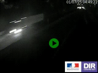 Caméra autoroutière sur l'A47 à hauteur de Givors, a proximité de Lyon. La webcam est orientée vers Lyon