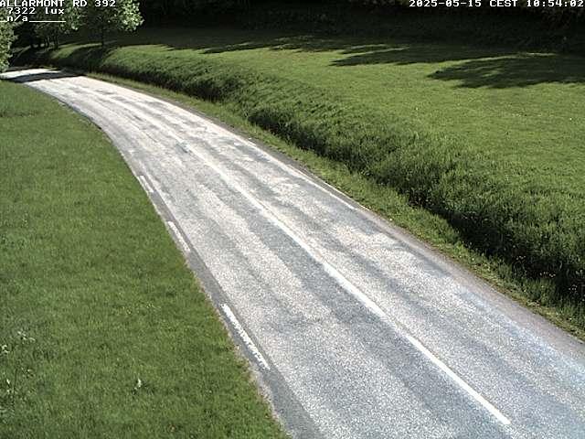 Webcam à Allarmont dans les Vosges, sur la RD392