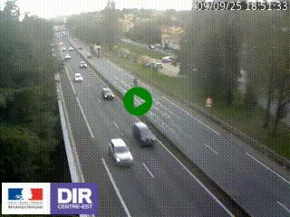 Webcam routière à Le Chambon-Feugerolles sur la RN88 entre Firminy et Saint-Etienne