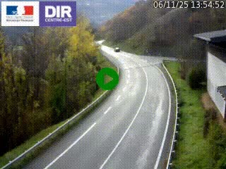 Caméra trafic sur la N90 à Bourg-Saint-Maurice, en provenance d'Aoste et en direction d'Albertville