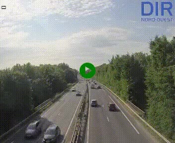 Webcam sur le périphérique de Caen (N814) à l'est de la ville, à Mondeville hauteur de la sortie 2, Presqu'île-Rives de l'Orne, au bout de l'autoroute A13