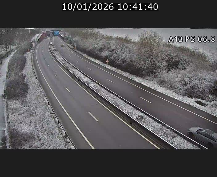 Traffic live webcam Luxembourg Ehlerange - A13 direction Esch-sur-Alzette - BK 6.8