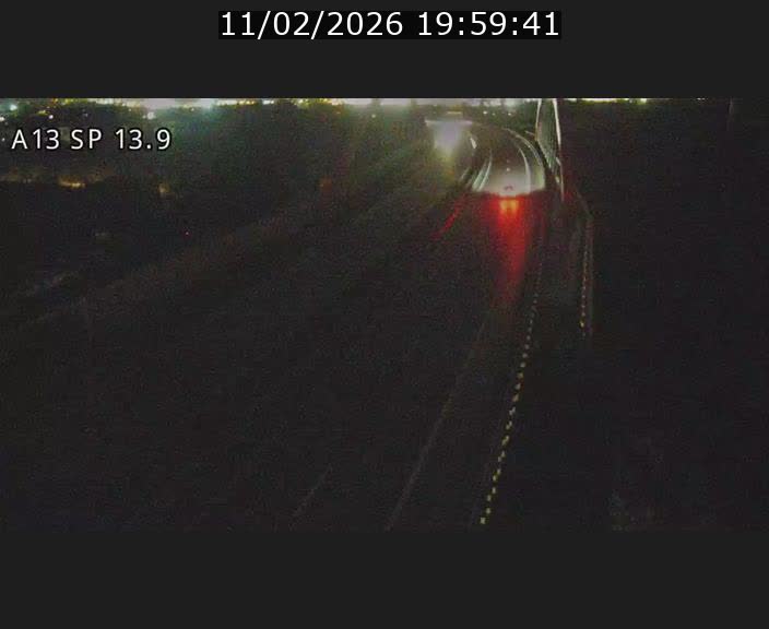 Traffic live webcam Luxembourg Kayl - A13 direction Esch-sur-Alzette/Luxembourg-ville - BK 13.9