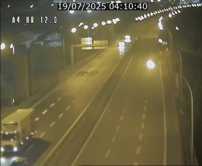 Traffic live webcam Luxembourg Jonction Foetz - A4 - BK 12.0 - direction Esch sur Alzette