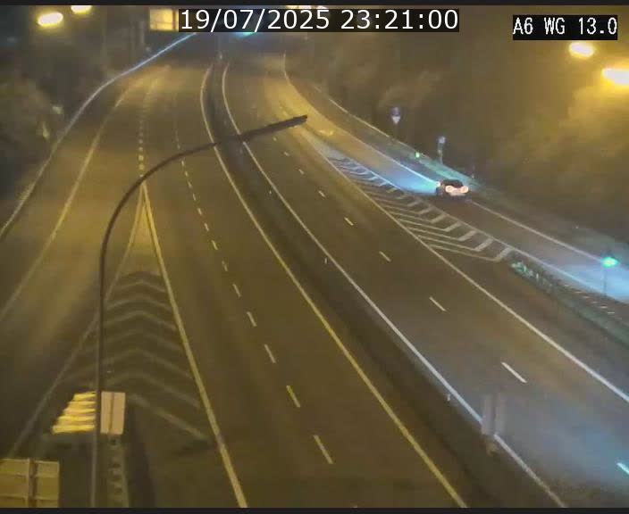 Traffic live webcam Luxembourg Mamer - A6 - BK 13 - direction Luxembourg/France/Allemagne