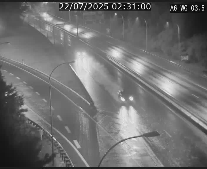 Traffic live webcam Luxembourg - Croix de Cessange - A6 - BK 3.5 - direction France/Allemagne