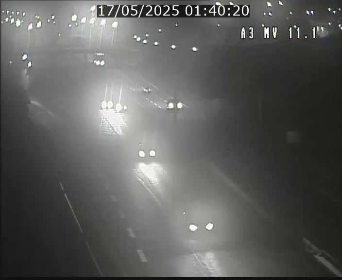 Traffic live webcam Luxembourg Croix de Bettembourg A3 - BK 11.1 - direction Luxembourg-ville