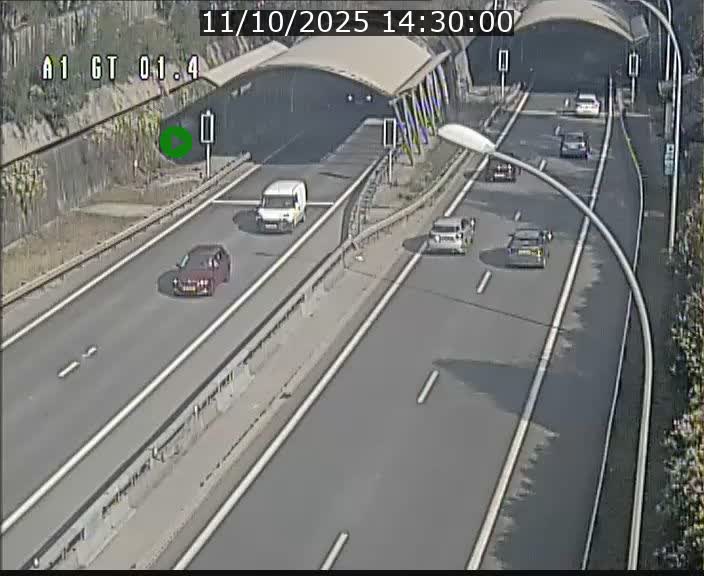 Traffic live webcam Luxembourg Hesperange - A1 direction Kirchberg - BK 1.4