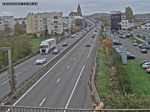 Caméra autoroute France - A31, Thionville direction Metz