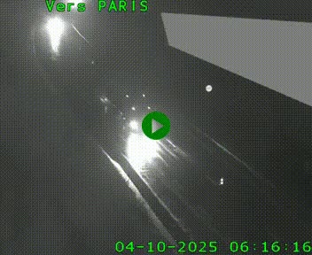 Caméra routière sur l'autoroute A20 à Saint-Pardoux-l'Ortigier, à la jonction avec l'A89. Vue orientée vers Paris