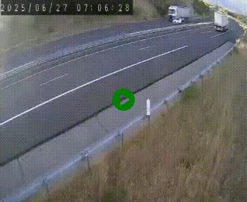 Caméra autoroutière France - A75, Engayresque, entre Millau et Séverac-le-Chateau, en direction de Montpellier