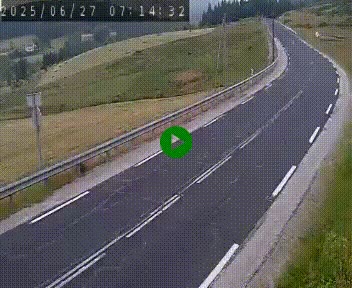 Webcam routière au niveau du col de la Chavade en Ardèche, sur la N102 à 1266 mètres d'altitude