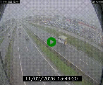 Webcam sur la N165 à hauteur de Caudan, dans le Morbihan.