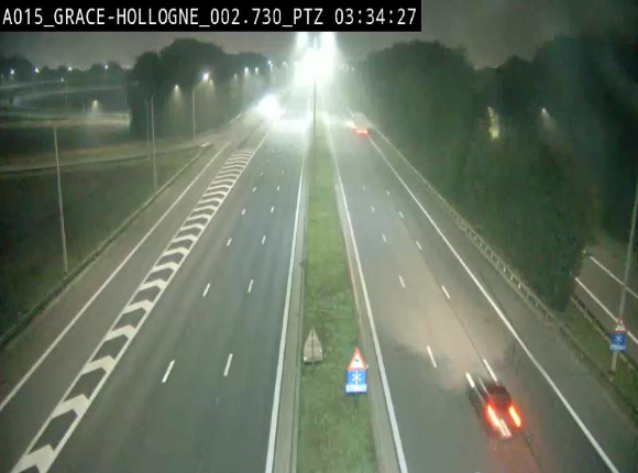 Caméra trafic Belgique - Grâce-Hollogne - E42, jonction avec A604, direction Loncin/Aéroport de Liège -  BK 3.2