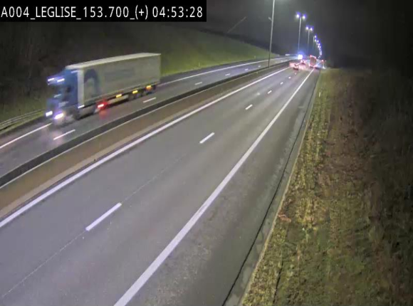 Webcam autoroute E411 à hauteur de Léglise, en direction de Luxembourg