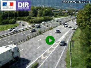 Webcam sur la Nationale 201 à hauteur de la sortie Chambéry-Nord, avant à la jonction entre l'A41 et l'A43, en direction de Lyon
