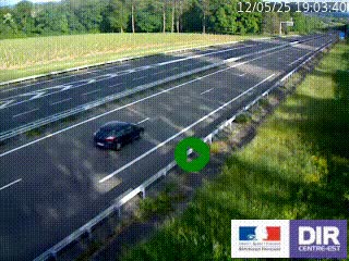 Webcam autoroute sur l'A77 à hauteur de Pouilly-sur-Loire en direction de Nevers