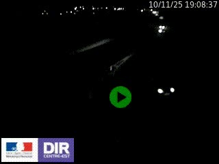 Webcam routière sur la RN6 à Auxerre, à hauteur de la sortie Monéteau, en direction de l'A6 (Gurgy)