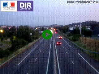 Caméra autoroute à Saint-Etienne (Les Littes) à hauteur du Ikea Saint-Etienne sur l'A72 en direction de Roanne