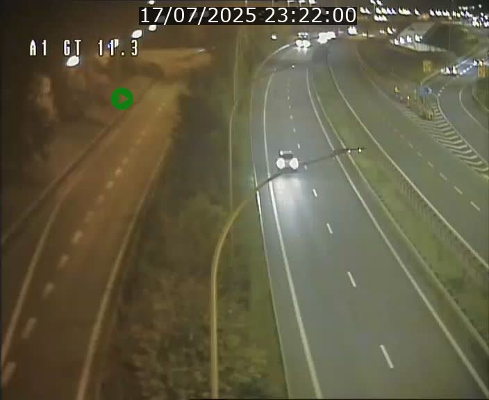 Traffic live webcam Luxembourg Senningerberg - A1 direction Allemagne - BK 11.3