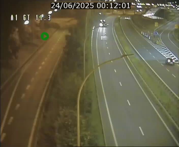 Traffic live webcam Luxembourg Senningerberg - A1 direction Allemagne - BK 11.3