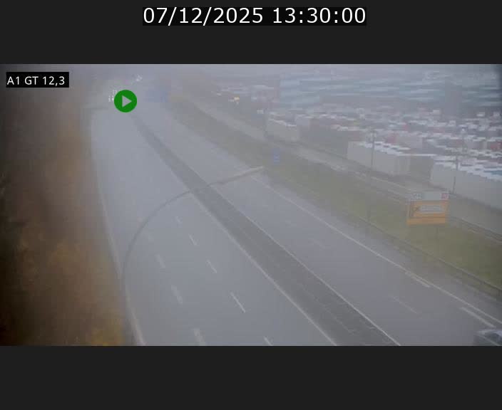 Traffic live webcam Luxembourg Senningerberg - A1 direction Allemagne - BK 12.3