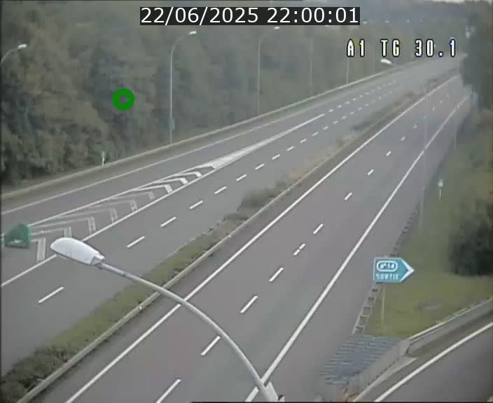 Traffic live webcam Luxembourg Grevenmacher - A1 direction Luxembourg - BK 30.1