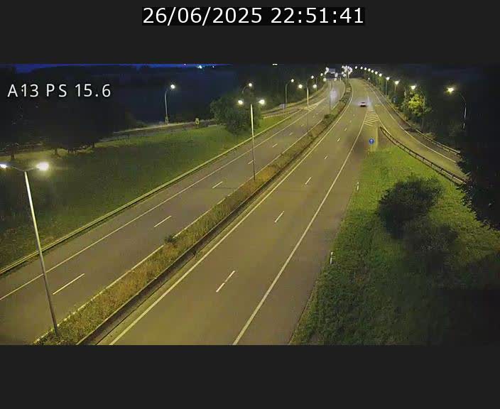 Traffic live webcam Luxembourg Kayl - A13 direction Dudelange - BK 15.6