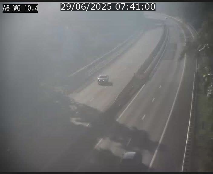 Traffic live webcam Luxembourg Mamer - A6 - BK 10.4 - direction Luxembourg/France/Allemagne